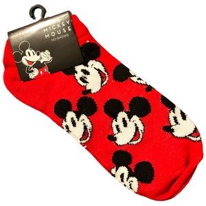 ‼️4 FOR $15‼️CUTE “NO-SHOW” ANKLE SOCKS *5.95 SHIPPING *NEW *DISNEY MICKEY MOUSE